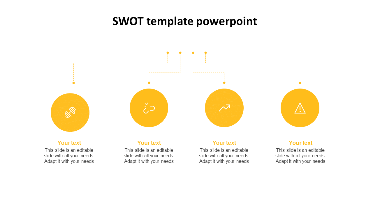 Free - Use SWOT Template PowerPoint PPT For Presentation Slide